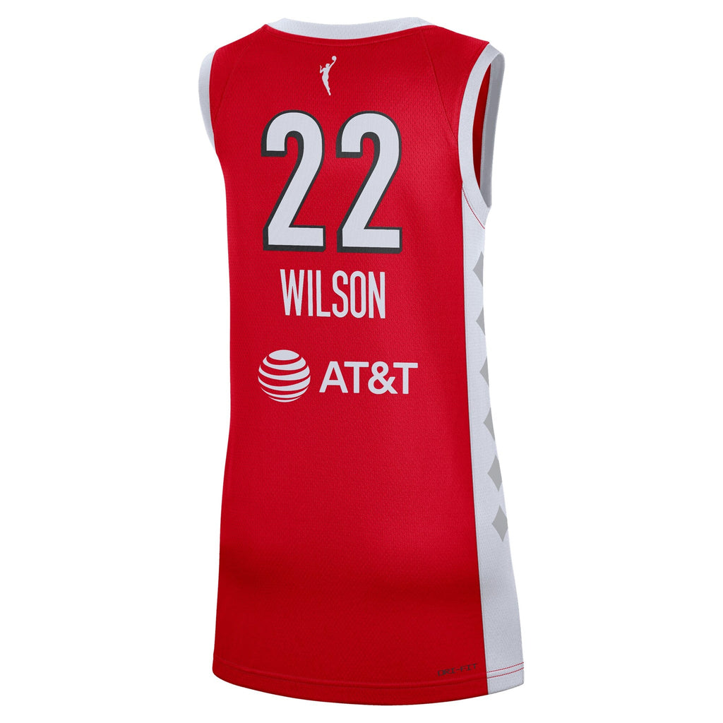 A'Ja Wilson Las Vegas Aces Rebel Jersey product image 3, provided for visual reference and product detail review