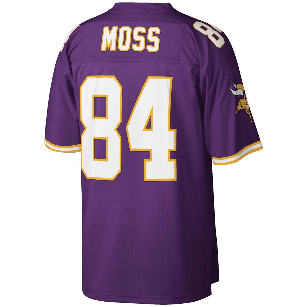 Minnesota Vikings Randy Moss White Legacy Replica Jersey product image 9, provided for visual reference and product detail