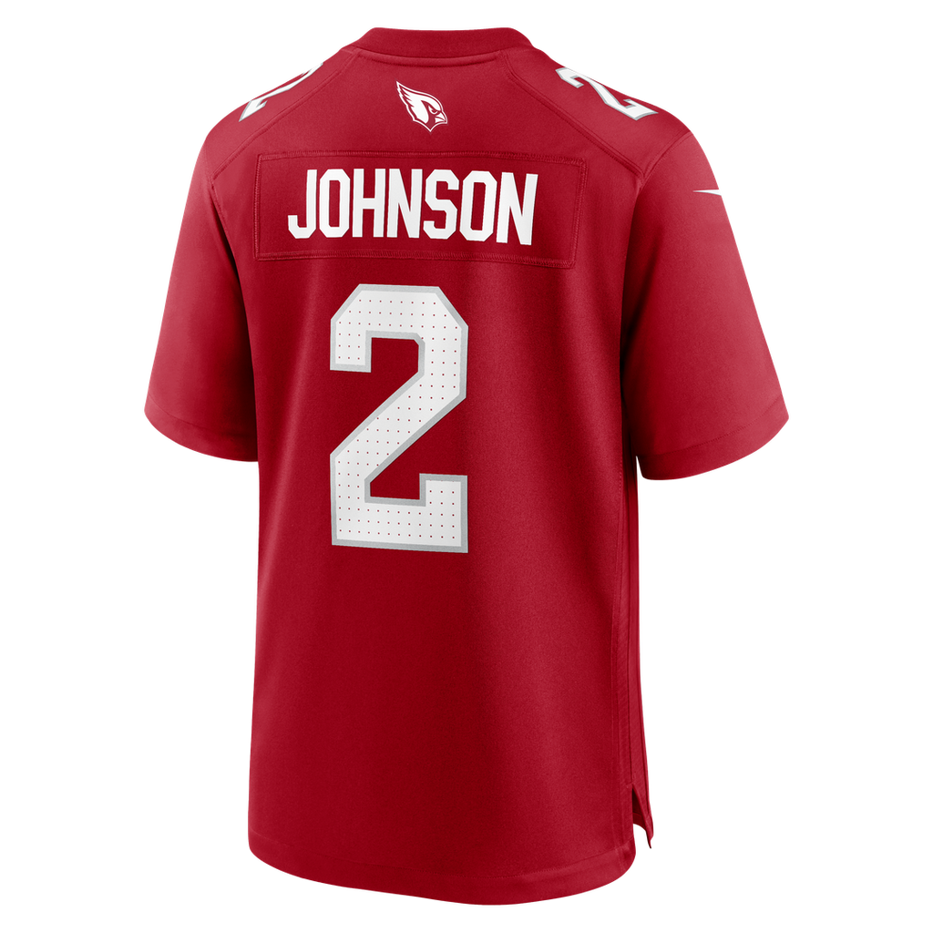 Arizona Cardinals Will Johnson Cardinal Team Game Jersey product image 3, provided for visual reference and product detail