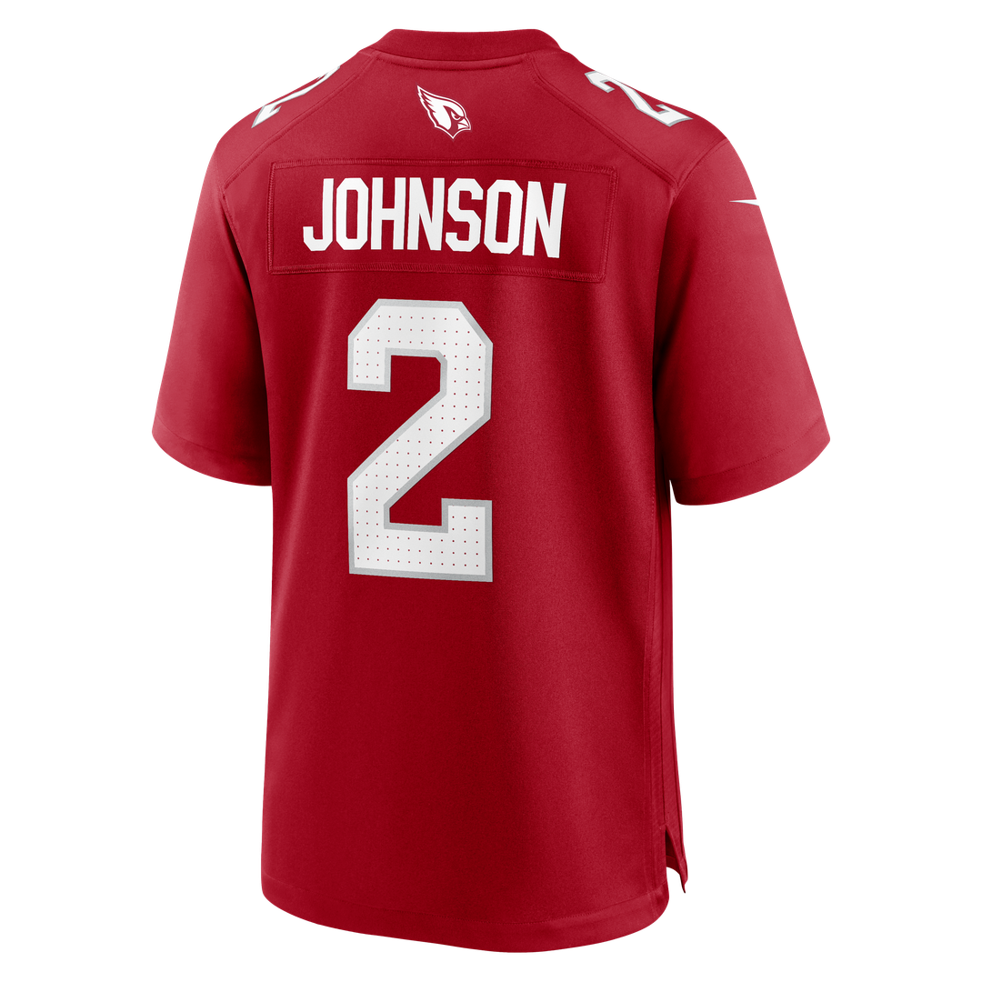 Arizona Cardinals Will Johnson Cardinal Team Game Jersey product image 3, provided for visual reference and product detail