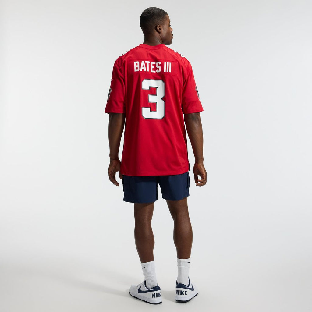 Atlanta Falcons Jessie Bates III White Game Jersey product image 19, provided for visual reference and product detail review