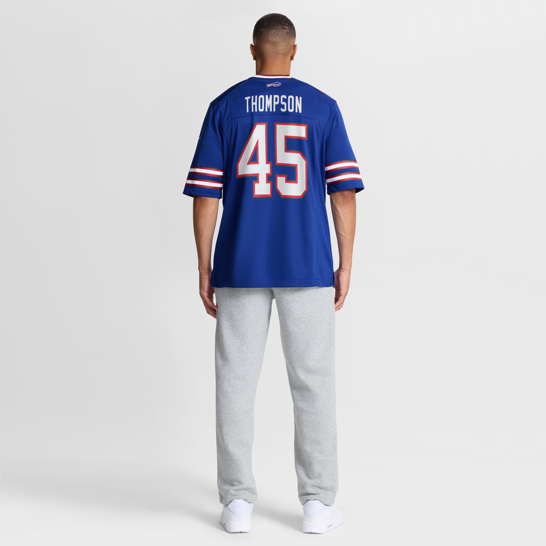 Buffalo Bills Shaq Thompson Royal Team Game Jersey product image 8, provided for visual reference and product detail review