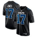 Indianapolis Colts Daniel Jones Carbon Black Fashion Game Jersey product image 1, provided for visual reference and product