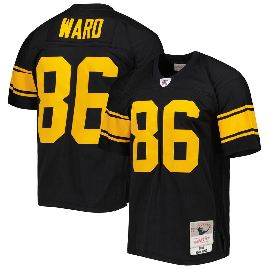 Pittsburgh Steelers Hines Ward Black Legacy Replica Jersey product image 1, provided for visual reference and product detail