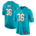 Miami Dolphins Storm Duck Aqua Game Jersey product image 1, provided for visual reference and product detail review