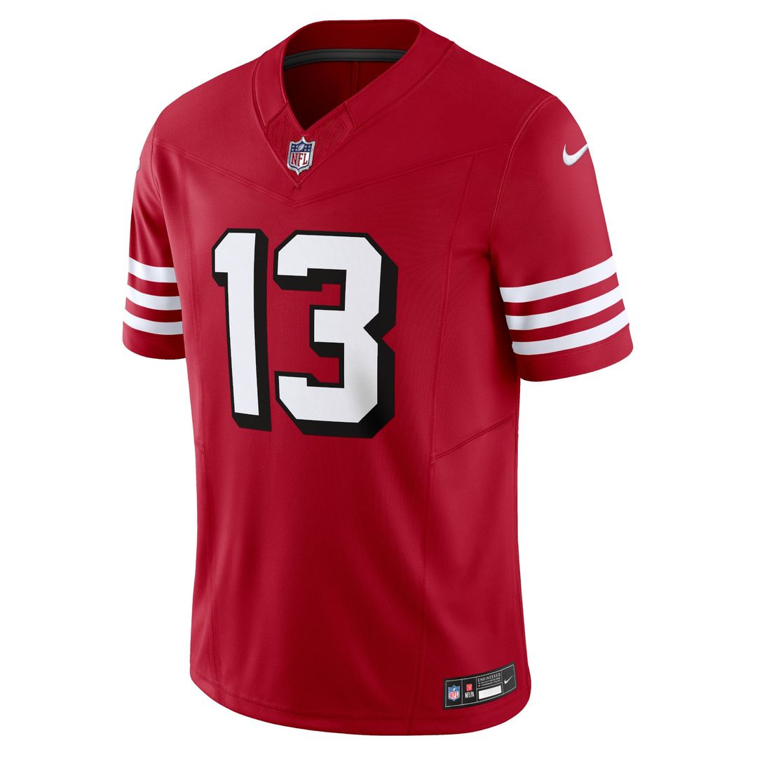 San Francisco 49ers Brock Purdy Scarlet Vapor F.U.S.E. Limited Jersey product image 5, provided for visual reference and