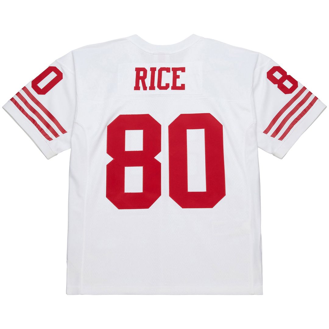 San Francisco 49ers Jerry Rice White 1994 Legacy Replica Jersey product image 3, provided for visual reference and product