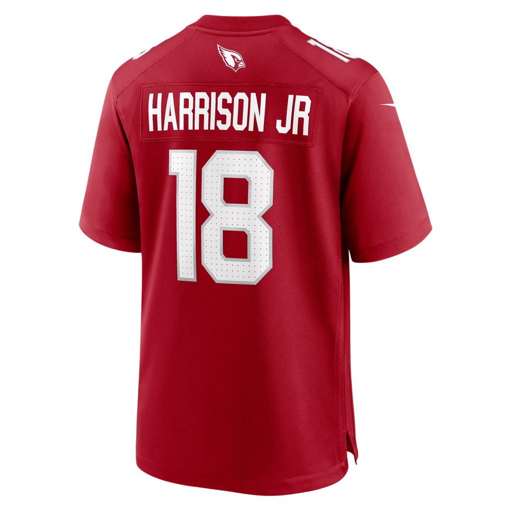 Arizona Cardinals Marvin Harrison Jr. Cardinal Player Game Jersey product image 3, provided for visual reference and product
