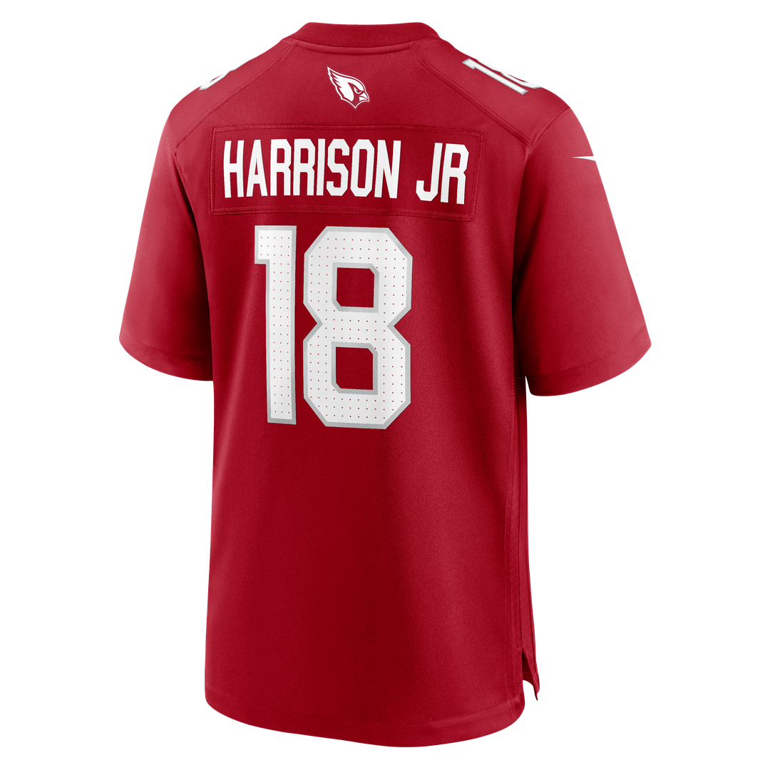 Arizona Cardinals Marvin Harrison Jr. Cardinal Player Game Jersey product image 3, provided for visual reference and product