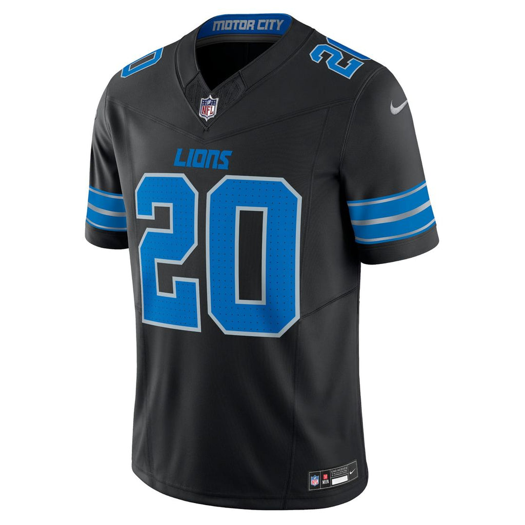 Detroit Lions Barry Sanders Black 2nd Alternate Vapor F.U.S.E. Limited Jersey product image 2, provided for visual reference