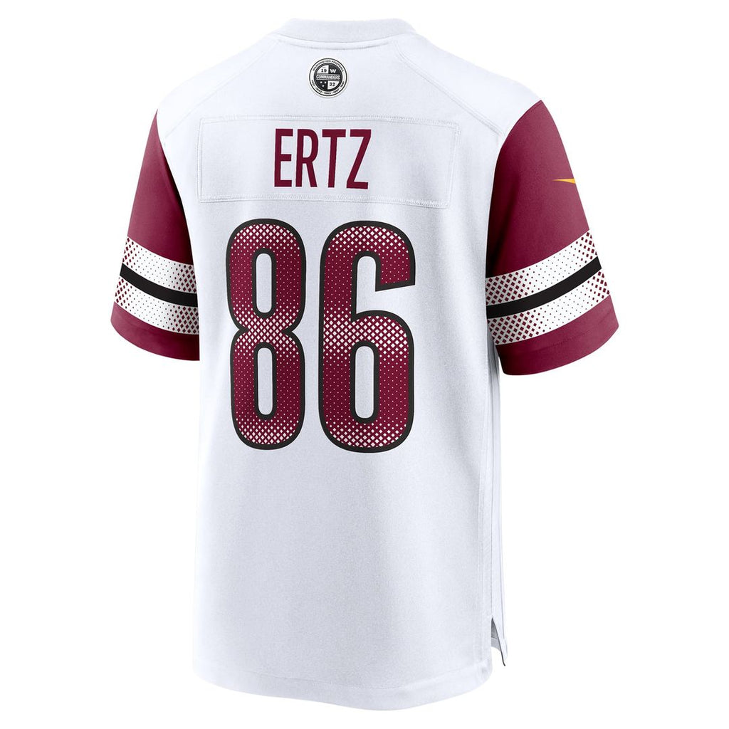 Washington Commanders Zach Ertz White Game Jersey product image 3, provided for visual reference and product detail review