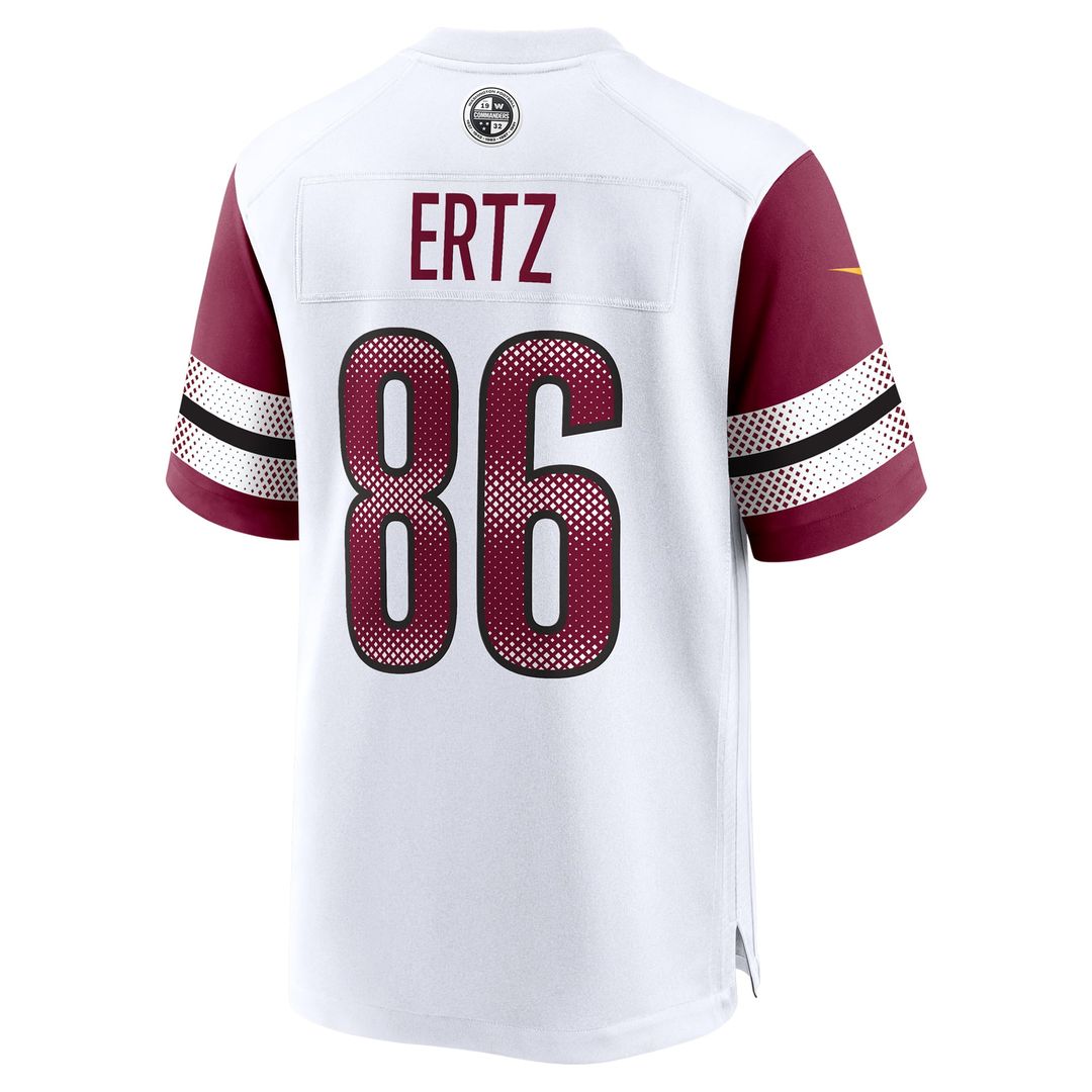 Washington Commanders Zach Ertz White Game Jersey product image 3, provided for visual reference and product detail review