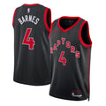 Toronto Raptors Statement Edition Swingman Basketball Jersey - Black - Scottie Barnes - Unisex product image 1, provided for