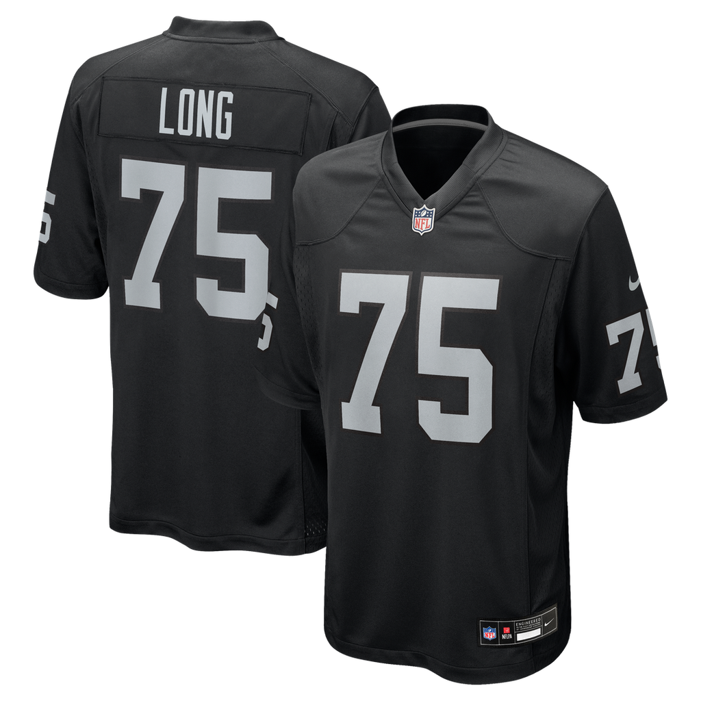 Las Vegas Raiders Howie Long Black Game Retired Player Jersey product image 1, provided for visual reference and product