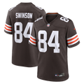 Cleveland Browns Messiah Swinson Brown Team Game Jersey product image 1, provided for visual reference and product detail
