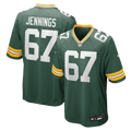 Green Bay Packers Donovan Jennings Green Team Game Jersey product image 1, provided for visual reference and product detail