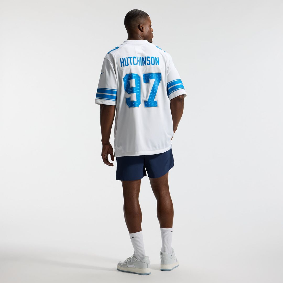 Detroit Lions Aidan Hutchinson Black 2nd Alternate Game Jersey product image 25, provided for visual reference and product