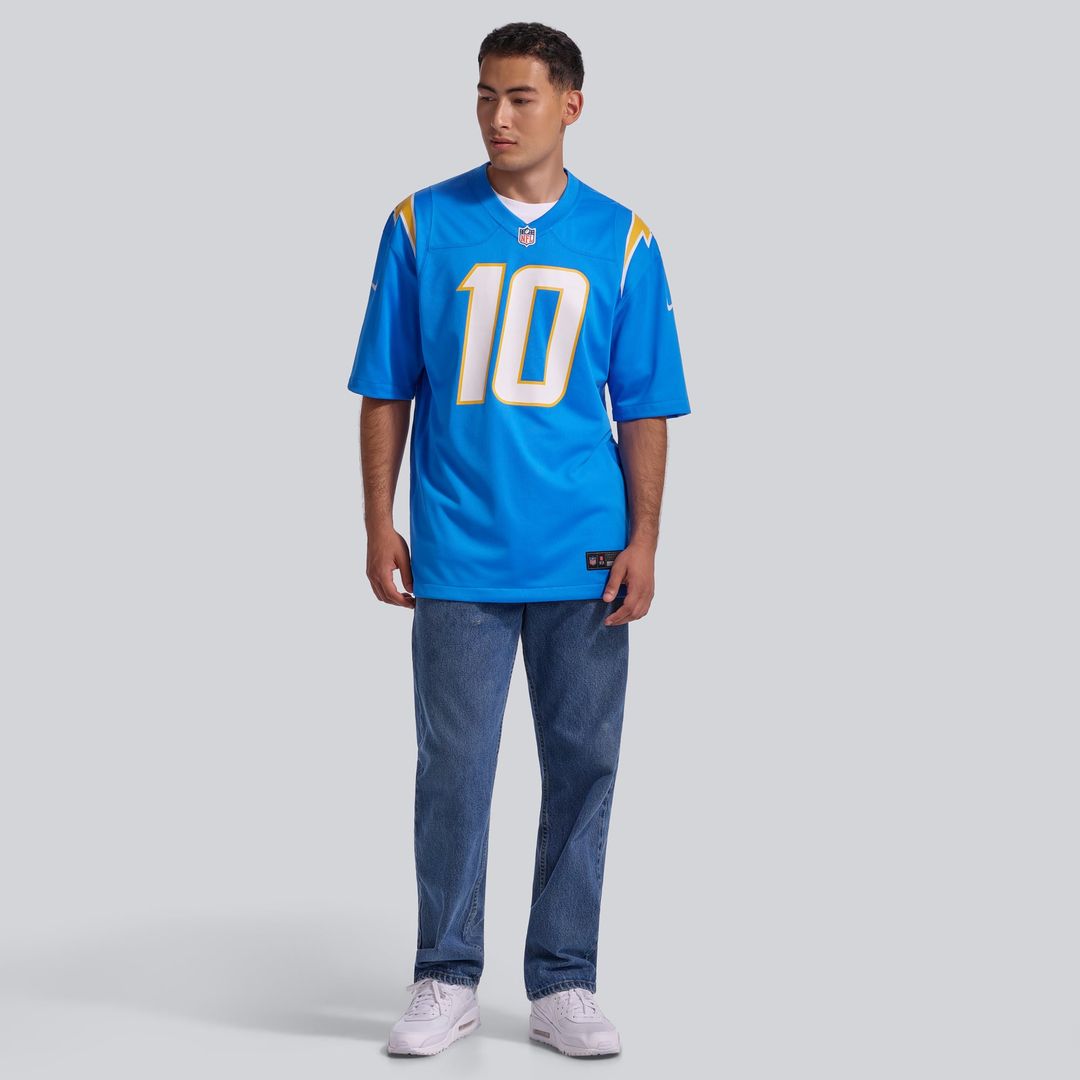 Los Angeles Chargers Justin Herbert Gold Alternate Charger Power Game Player Jersey product image 23, provided for visual