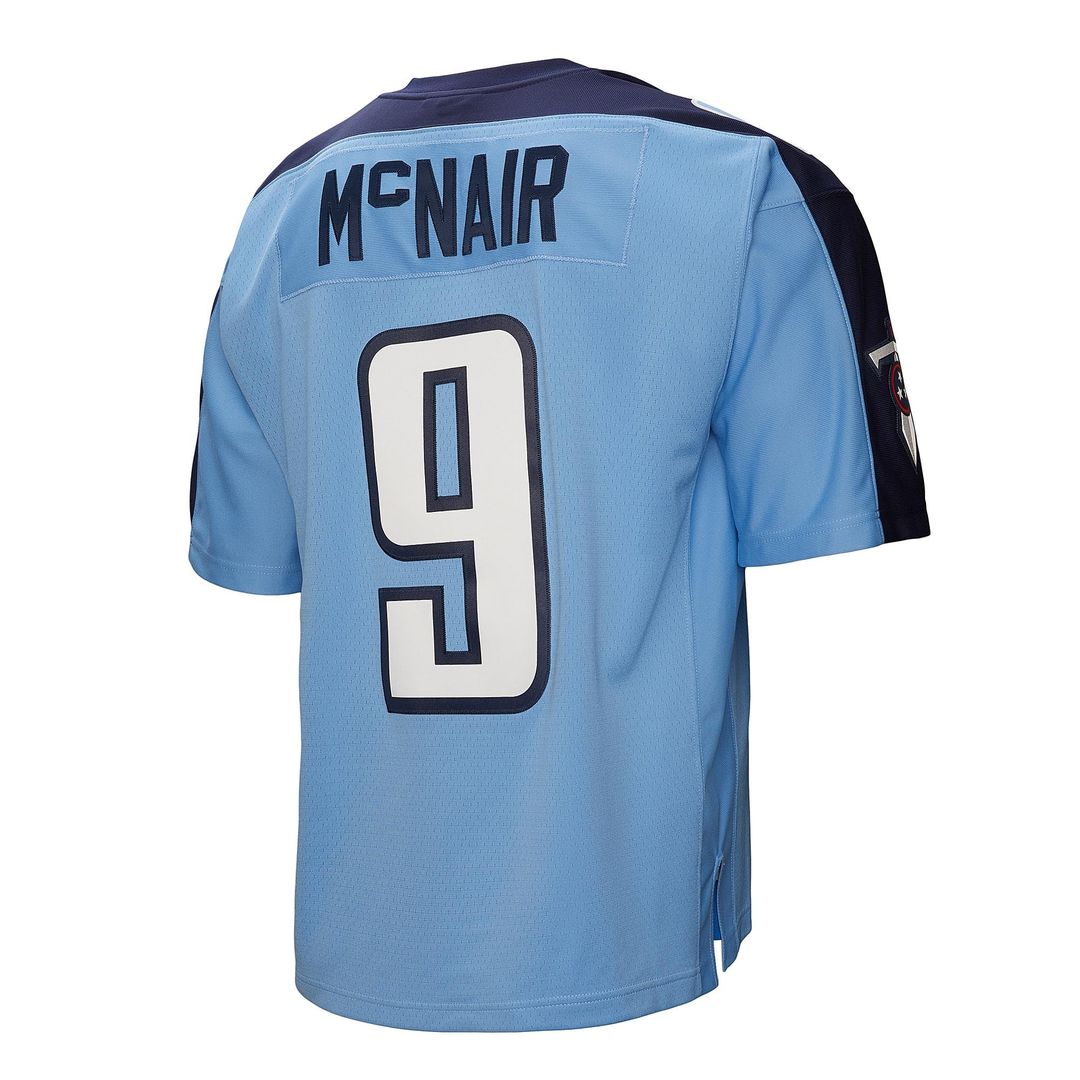 Tennessee Titans Steve McNair Light Blue 2003 Legacy Replica Jersey product image 8, provided for visual reference and