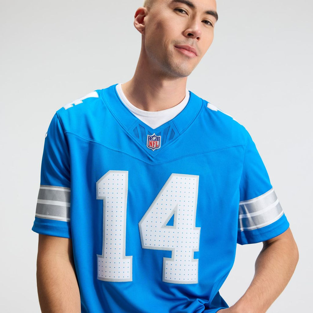 Detroit Lions Amon-Ra St. Brown Blue Team Vapor F.U.S.E. Stitched Limited Jersey product image 23, provided for visual