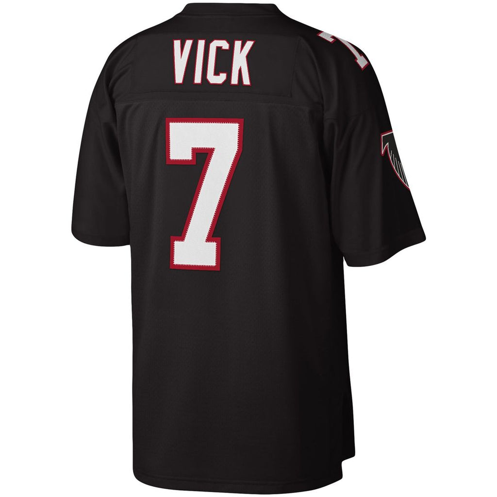 Atlanta Falcons Michael Vick Black Legacy Replica Jersey product image 3, provided for visual reference and product detail