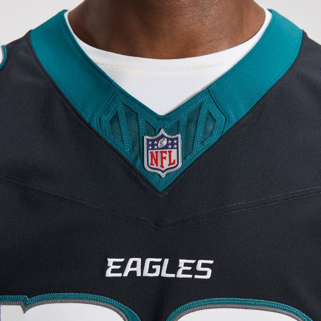 Philadelphia Eagles Saquon Barkley Black Alternate Vapor F.U.S.E. Elite Jersey product image 9, provided for visual