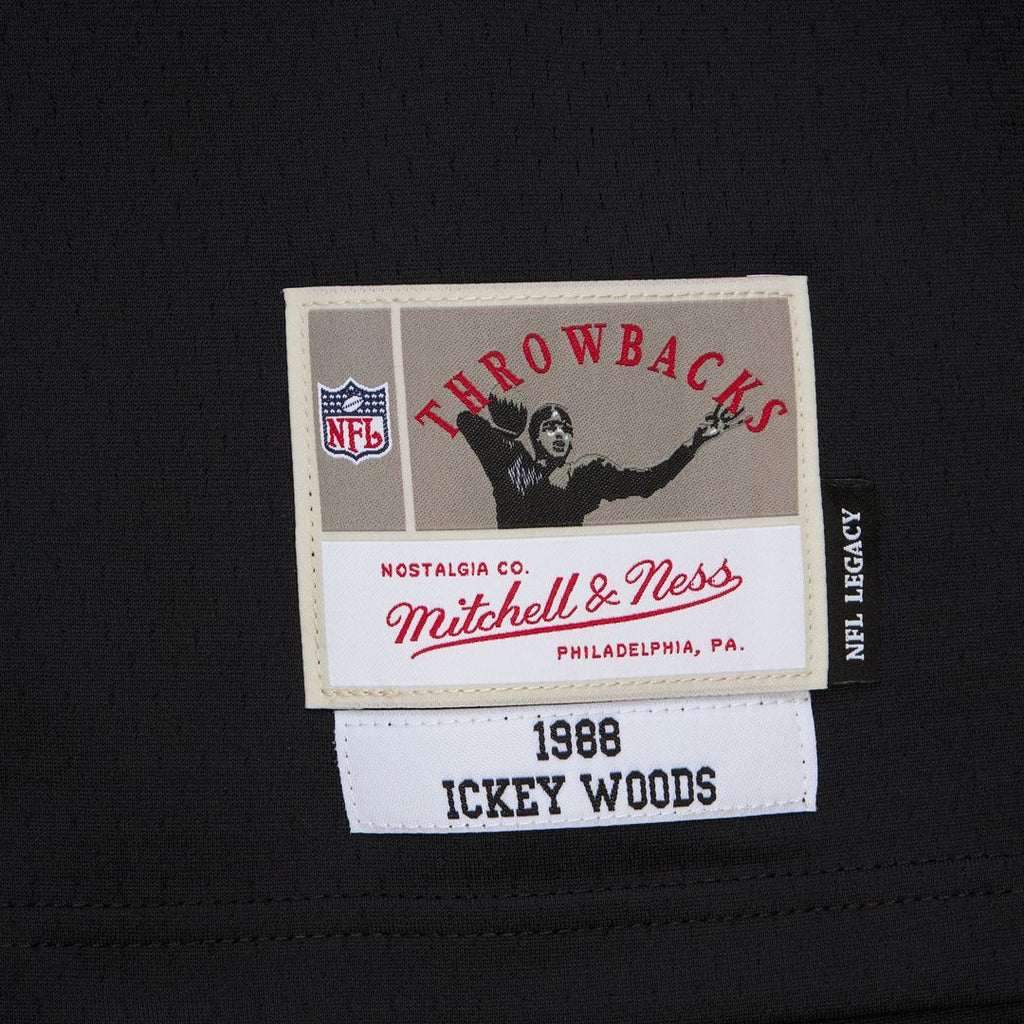Cincinnati Bengals Ickey Woods Black 1988 Legacy Replica Jersey product image 5, provided for visual reference and product