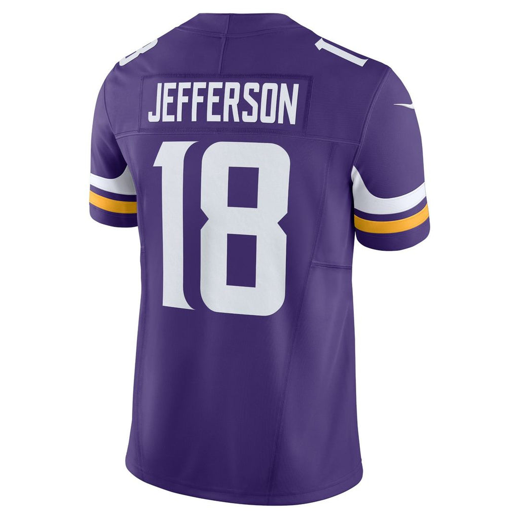 Minnesota Vikings Justin Jefferson Purple Vapor F.U.S.E. Limited Jersey product image 3, provided for visual reference and