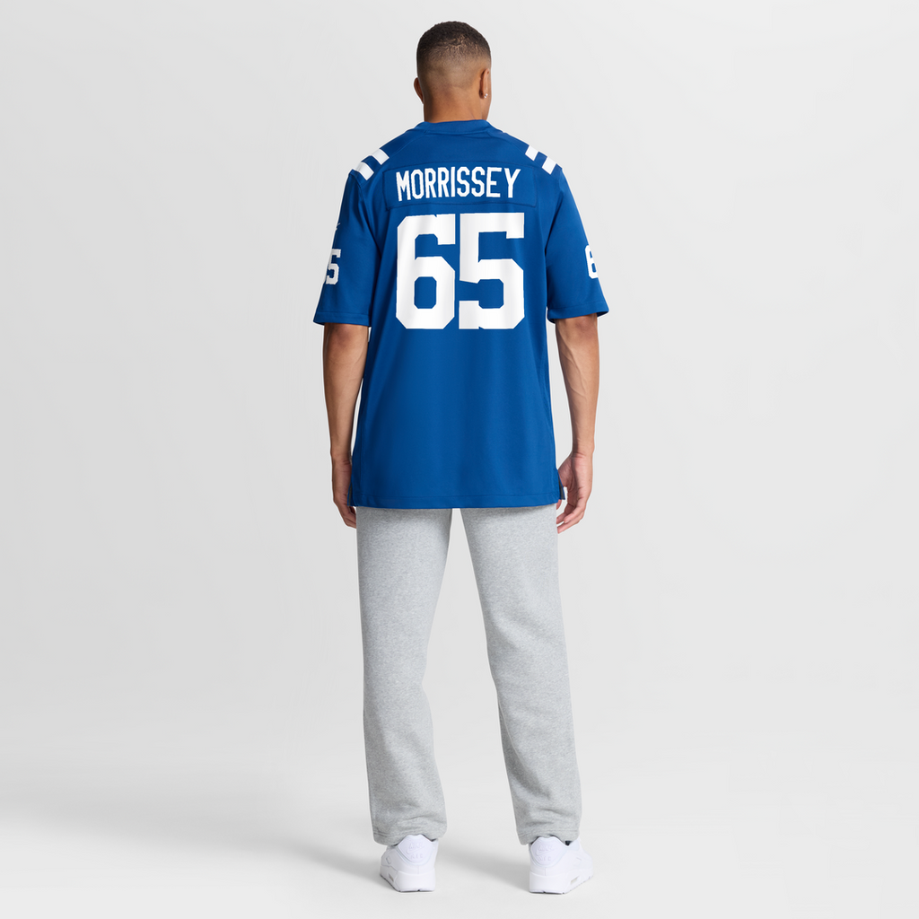 Indianapolis Colts Jimmy Morrissey Royal Team Game Jersey product image 9, provided for visual reference and product detail