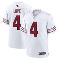 Arizona Cardinals Jeremiyah Love White Game Player Jersey product image 1, provided for visual reference and product detail