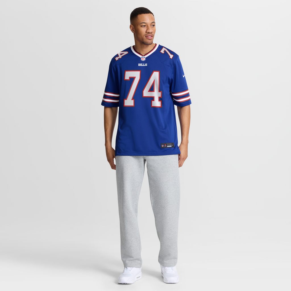 Buffalo Bills Jude Bowry Royal Team Game Jersey product image 2, provided for visual reference and product detail review