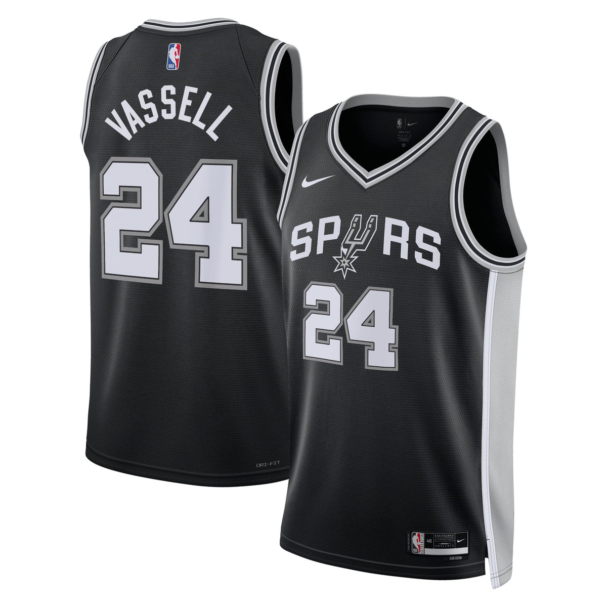 San Antonio Spurs Nike Icon Edition Swingman Jersey - Black product image 1