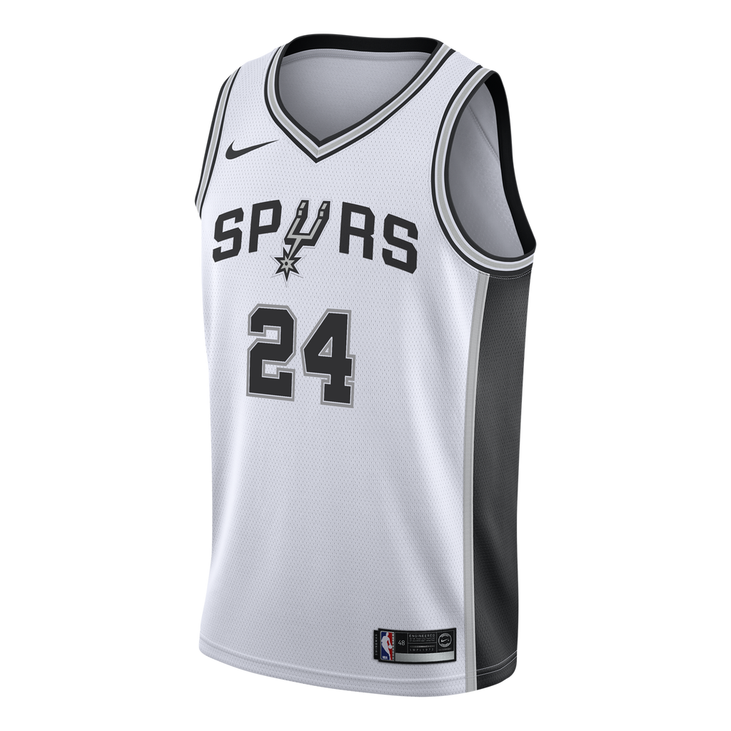 Devin Vassell San Antonio Spurs Association Edition Swingman Jersey - White - Youth product image 3, provided for visual