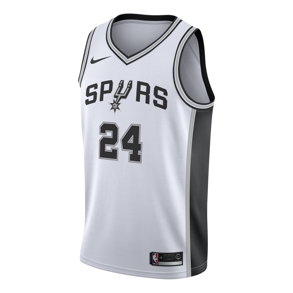 Devin Vassell San Antonio Spurs Association Edition Swingman Jersey - White - Youth product image 3, provided for visual