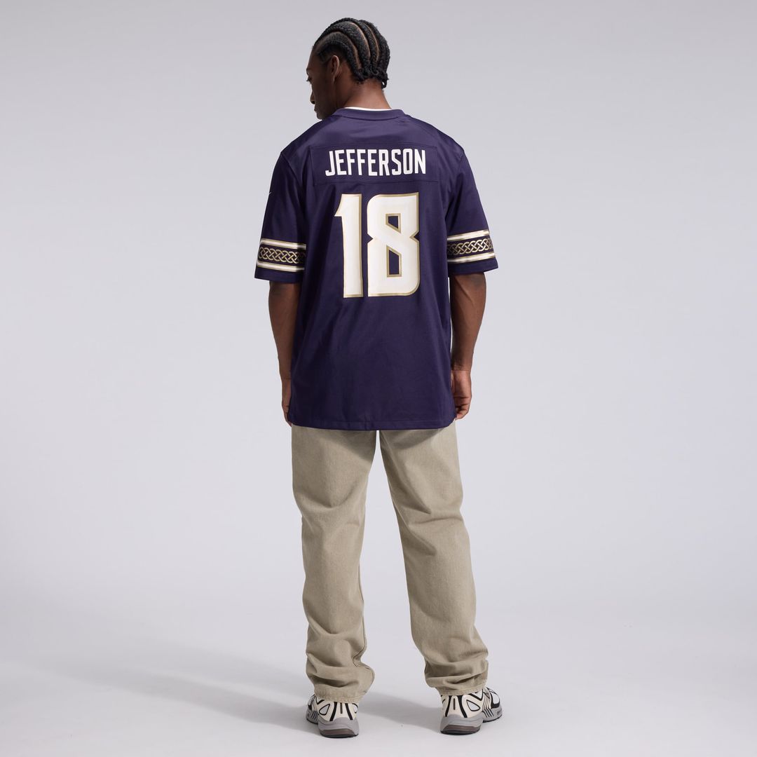 Minnesota Vikings Justin Jefferson Purple 2026 Rivalries Collection Game Jersey product image 5, provided for visual