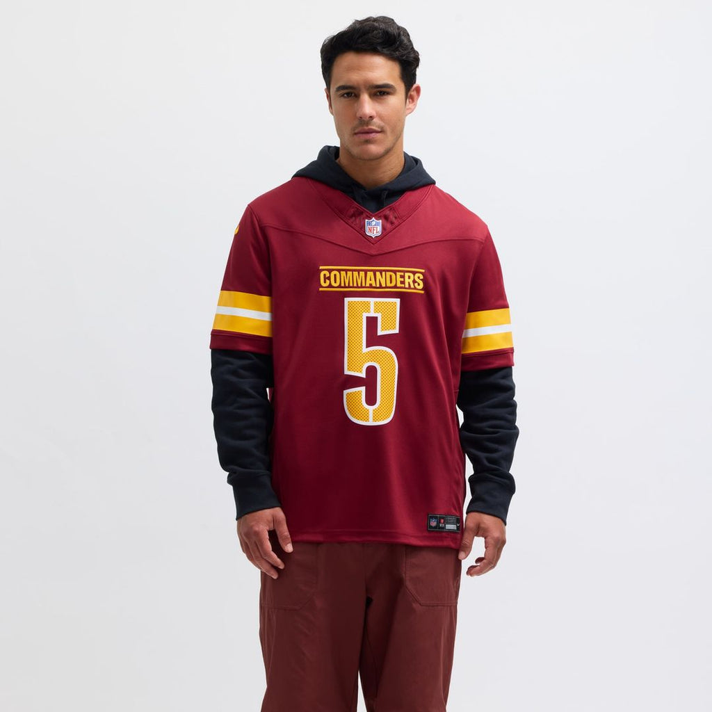 Washington Commanders Jayden Daniels White Vapor F.U.S.E. Limited Super Bowl Era Jersey product image 21, provided for