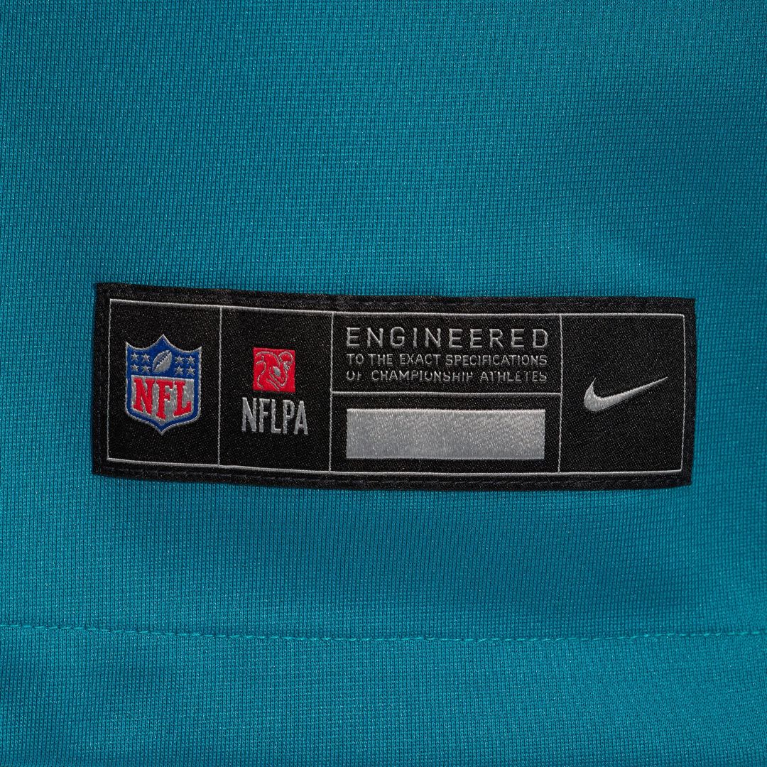 Jacksonville Jaguars Trevor Lawrence Teal Prowler Throwback Player Game Jersey product image 6, provided for visual