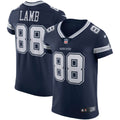 Dallas Cowboys CeeDee Lamb Navy Vapor Elite Jersey product image 1, provided for visual reference and product detail review