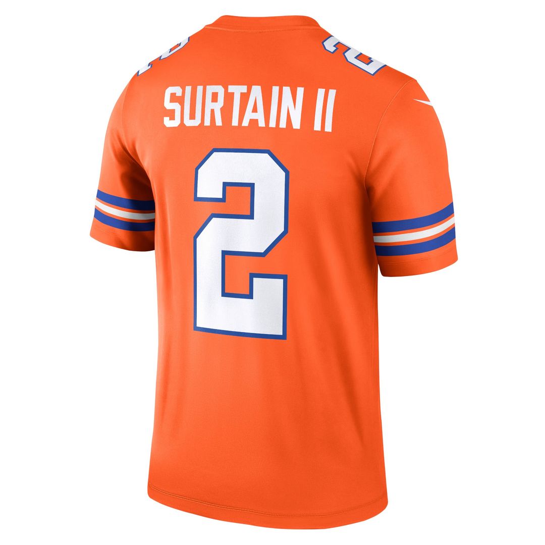 Denver Broncos Patrick Surtain II Orange Legend Player Performance Top product image 3, provided for visual reference and