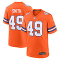 Denver Broncos Dennis Smith Orange Retired Player Alternate Game Jersey product image 1, provided for visual reference and