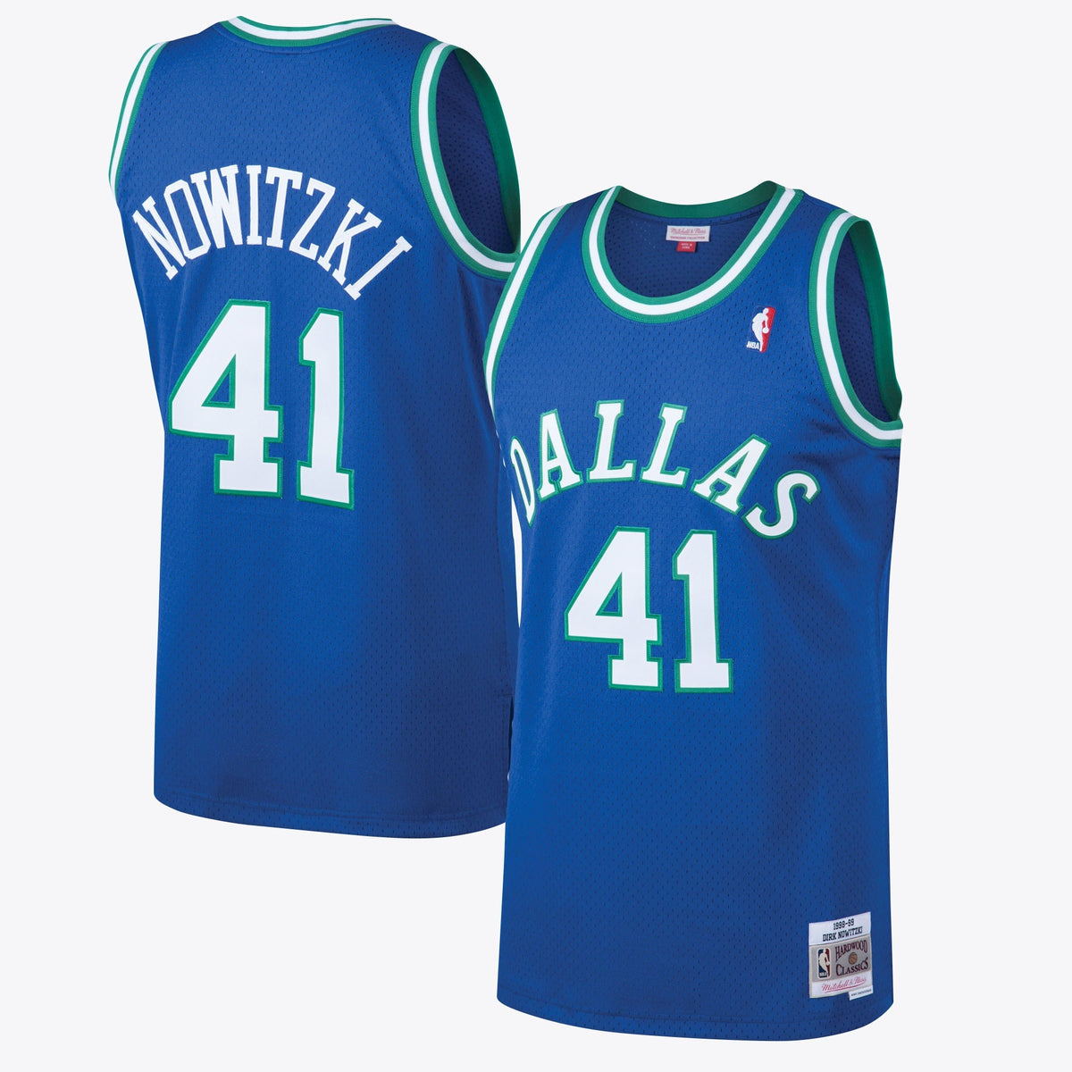 Dallas Mavericks Dirk Nowitzki 1998 Hardwood Classics Road product image 1