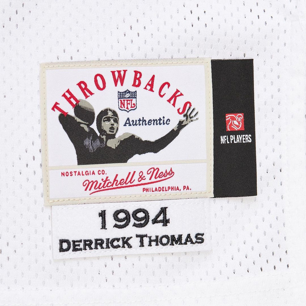 Kansas City Chiefs 1994 Derrick Thomas White Authentic Throwback Retired Player Jersey product image 7, provided for visual