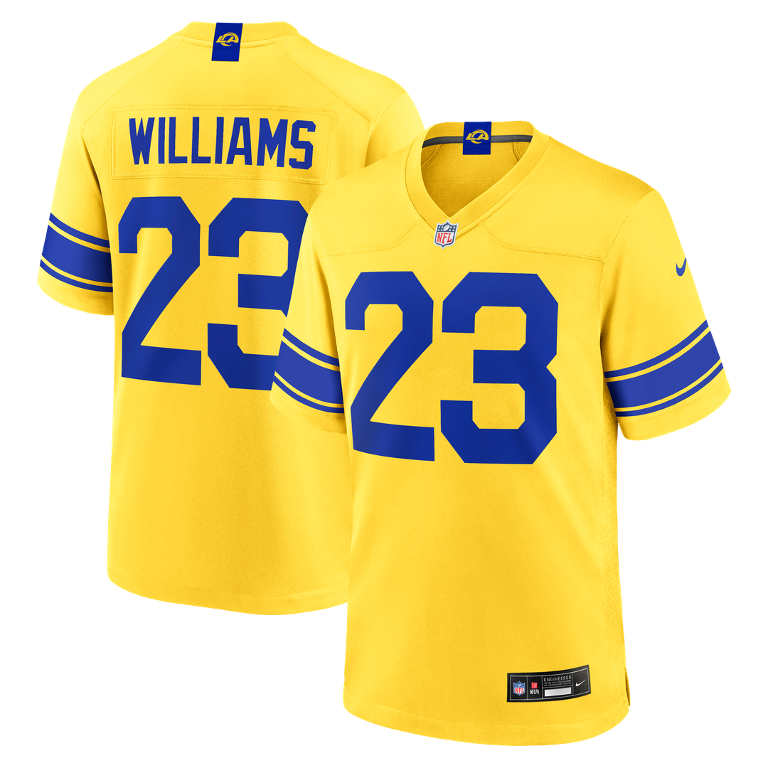 Los Angeles Rams Kyren Williams White White Game Player Jersey product image 14, provided for visual reference and product