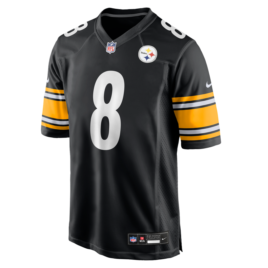 Pittsburgh Steelers Aaron Rodgers White Game Jersey product image 12, provided for visual reference and product detail review