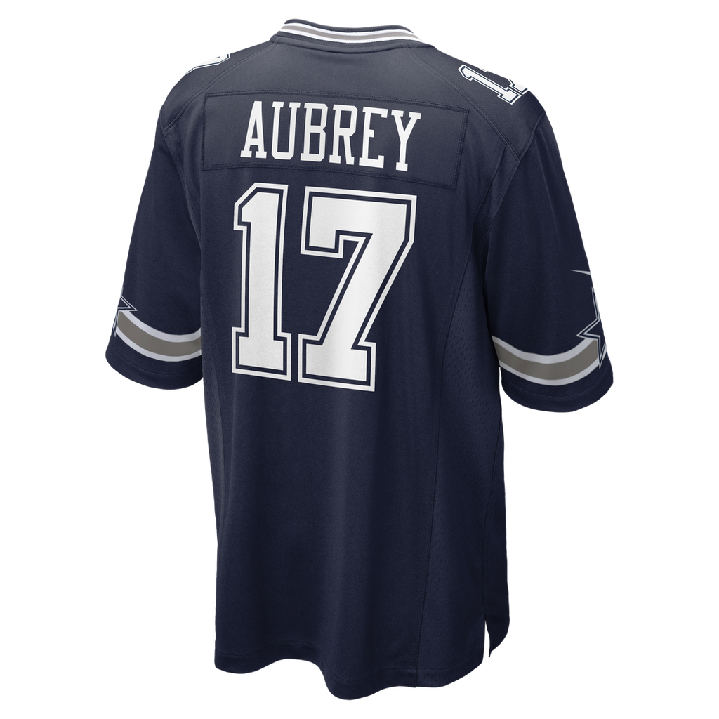 Dallas Cowboys Brandon Aubrey White Game Jersey product image 9, provided for visual reference and product detail review