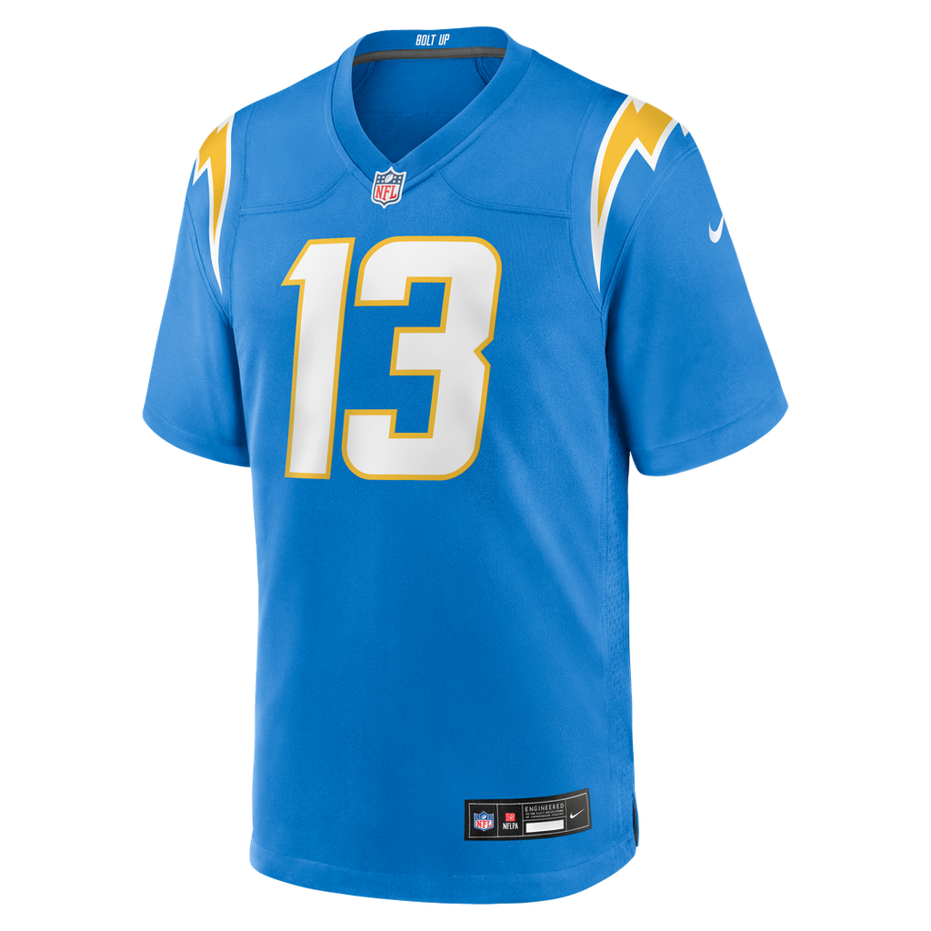 Los Angeles Chargers Keenan Allen Powder Blue Game Player Jersey product image 2, provided for visual reference and product