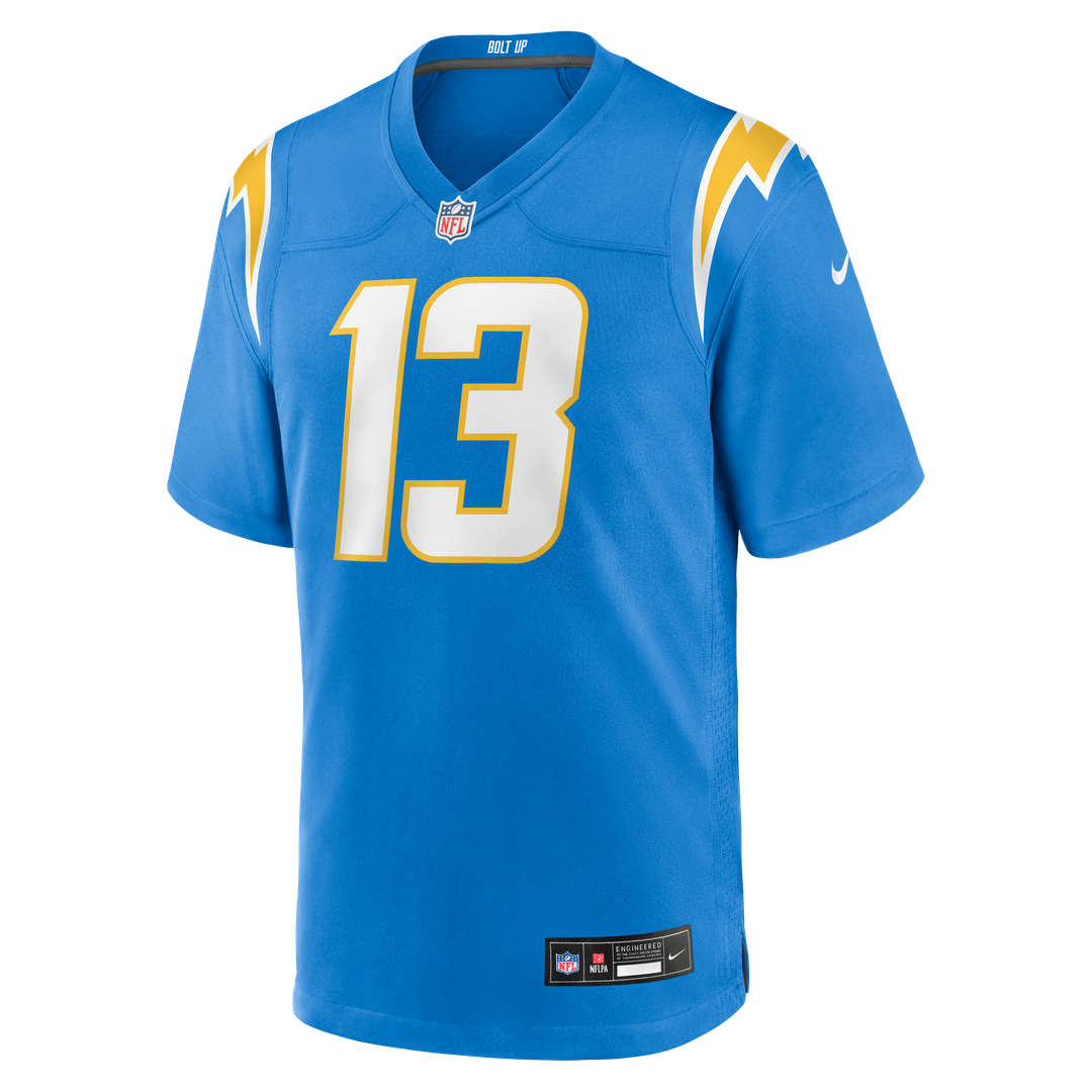 Los Angeles Chargers Keenan Allen Powder Blue Game Player Jersey product image 2, provided for visual reference and product