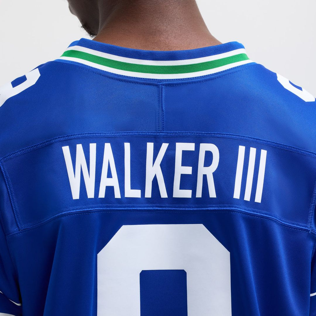Seattle Seahawks Kenneth Walker III Royal Vapor F.U.S.E. Limited Jersey product image 8, provided for visual reference and