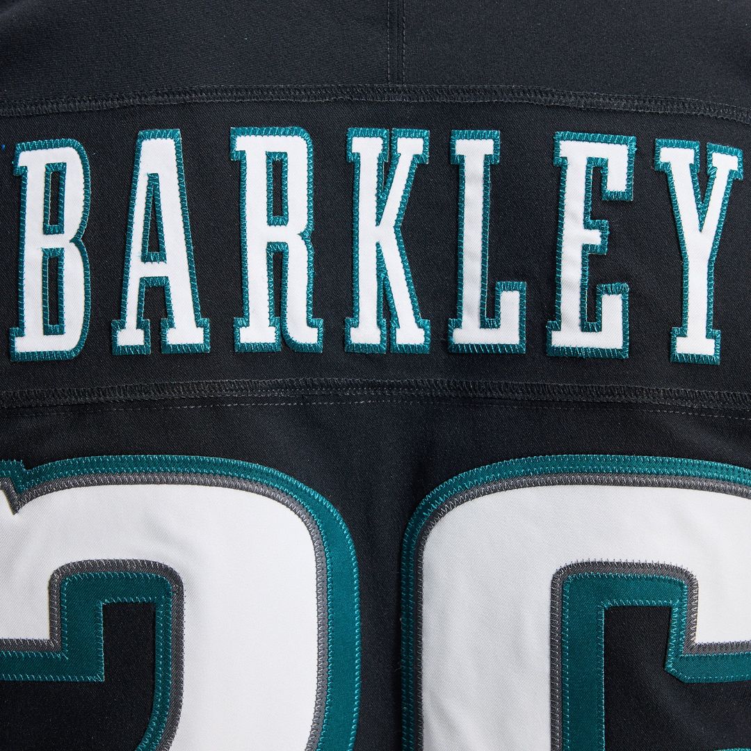 Philadelphia Eagles Saquon Barkley Black Alternate Vapor F.U.S.E. Elite Jersey product image 12, provided for visual