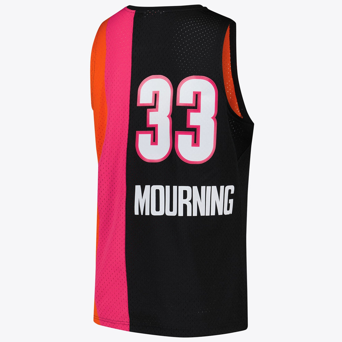 Alonzo Mourning Miami Heat Hardwood Classics Road Jersey - Mens product image 4, provided for visual reference and product